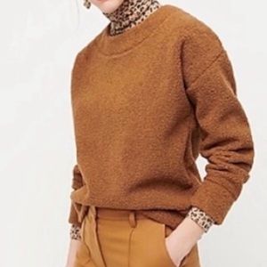 J Crew vintage cropped teddy sweater